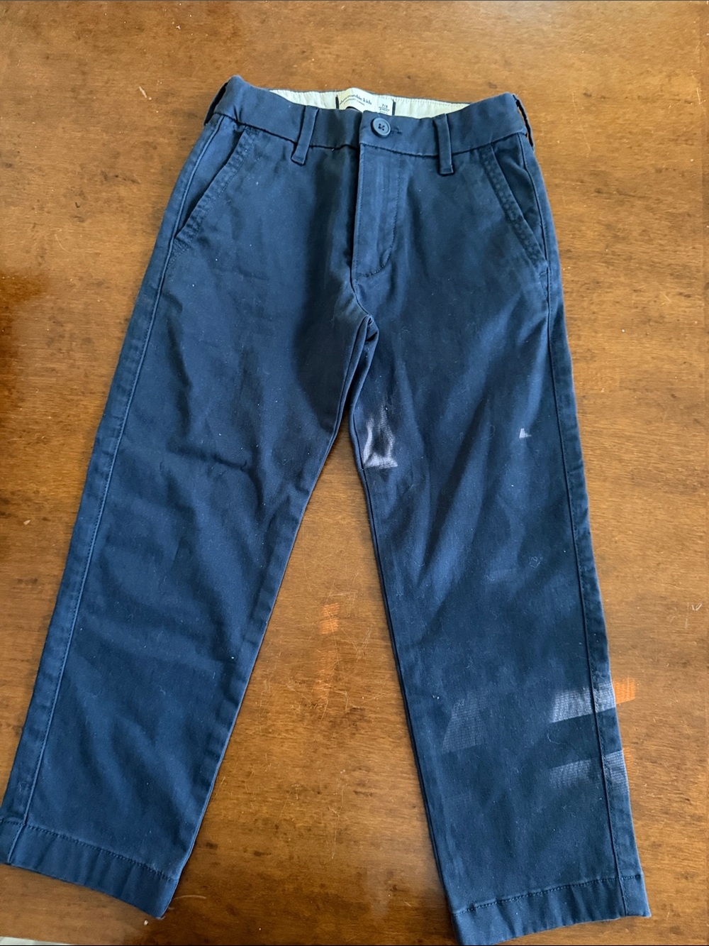 abercrombie kids Dark Blue Straight Chino Pants